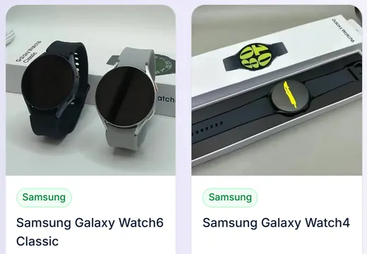 Watches product listing examples